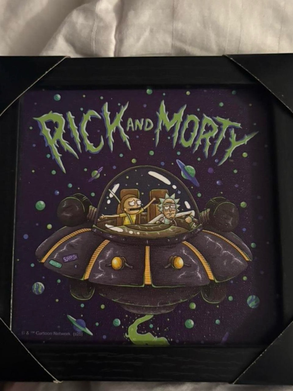 Rick and Morty Purple Spaceship Poster - Cartoon Network